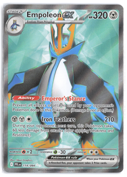 Empoleon ex 114/094 Phantasmal Flames Pokemon Holo NM Ultra Rare - Image 1