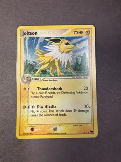 Pokemon TCG Jolteon POP Series 3 Holo Rare 003/017 70 LP English 2006 - Image 1