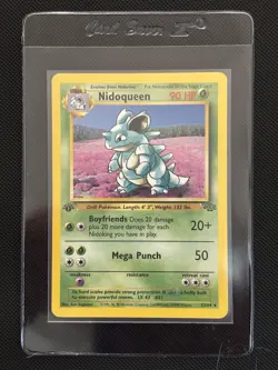 Pokemon TCG Nidoqueen 23/64 Jungle 1st Edition Rare 90 HP 1999 - Image 1