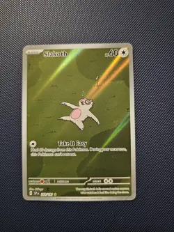 Pokemon Slakoth 212/191 Sv08 Surging Sparks Illustration Rare Holo English - Image 1