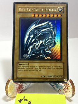 YuGiOh! Blue Eyes White Dragon SDK-001 Unlimited Ultra Rare LP/MP #6 - Image 1