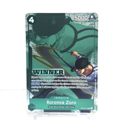 Roronoa Zoro WINNER Pack 2025 ENG Promo ALT ART EB02-019 Foil Rare ONE PIECE TCG - Image 1