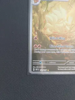 Pokemon TCG Card Ninetales 199/197 Obsidian Flames Illustration Rare NM Full Art - Image 2