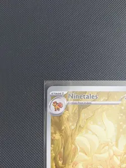 Pokemon TCG Card Ninetales 199/197 Obsidian Flames Illustration Rare NM Full Art - Image 3
