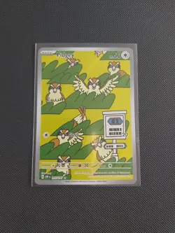 Pokemon TCG Obsidian Flames Pidgey Holo Card 207/197 Illustration Rare - Image 1