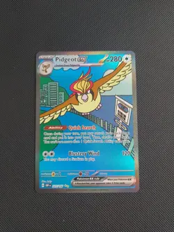 Pokemon TCG Obsidian Flames Pidgeot EX Holo Trading Card 225/197 SV03 - Image 1