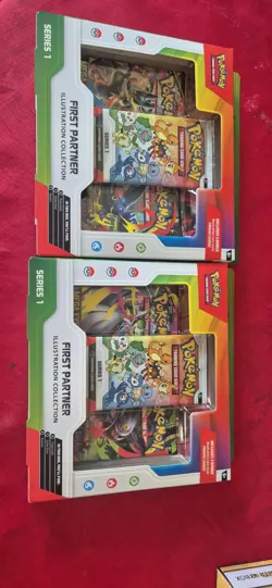 2X Pokemon first partner illustration collection box series one - Image 1