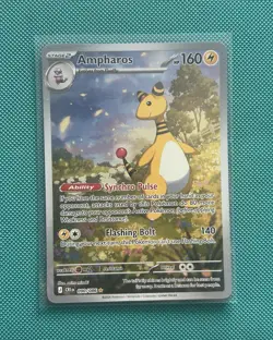 Pokemon TCG Chaos Rising Ampharos 090/086 Illustration Rare - Image 1