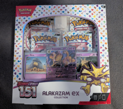 Pokemon TCG Scarlet & Violet 151 Alakazam ex Collection Box English 2023 - Image 1