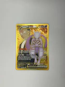 Team Rocket's Mewtwo ex - Holo Hyper Rare SV10: Destined Rivals 240/182 NM - Image 1