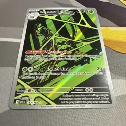 Team Rocket's Spidops 187/182 Destined Rivals Illustration Rare Pokemon TCG - Image 2