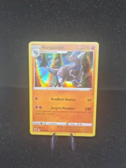 Pokemon TCG Rampardos Astral Radiance 077/189 Holo Holo Rare - Image 1