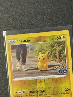 MISCUT SET ERROR x2 Pikachu Pokemon Go 027/078 Reverse Holo Common Pokemon TCG - Image 4