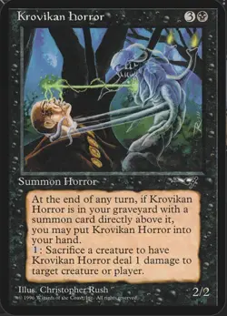 Magic The Gathering, Krovikan Horror, Alliances, Regular - Image 1