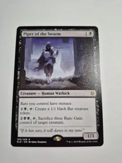 Magic the Gathering MTG - Piper of the Swarm - Throne of Eldraine ELD - NM - Image 1