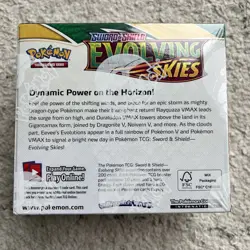 Pokemon TCG Evolving Skies Booster Box 36 Packs New and Sealed + Arcylic Case - Image 4