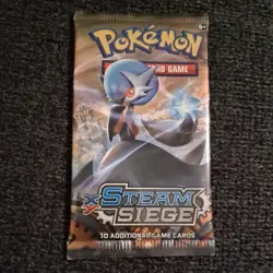 Pokemon~XY Steam Siege~Booster Packs X1 Full Art Set~SEALED! - Image 1