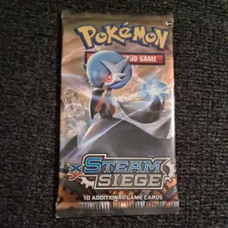 Pokemon~XY Steam Siege~Booster Packs X1 Full Art Set~SEALED! - Image 2