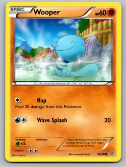 Wooper 38/98 Common Ancient Origins Pokemon Lightly Played - Image 1