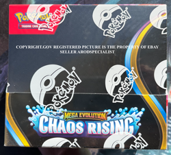 POKEMON TCG: MEGA EVOLUTION CHAOS RISING BOOSTER BOX (ME04 36 PACKS ENGLISH) - Image 1
