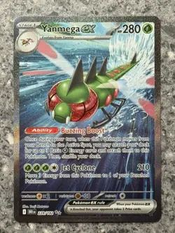 Yanmega EX 228/182 Destined Rivals Pokemon TCG Pack Fresh Mint - Image 1