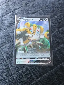Pokemon TCG Regigigas v 113/159 Crown Zenith Ultra Rare NM Condition - Image 1