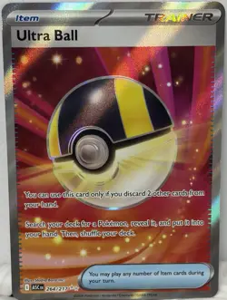 Pokemon Ultra Ball 264/217 SV Ascended Heroes Full Art Trainer Secret Rare NM - Image 1