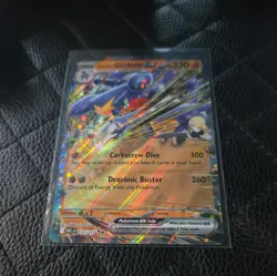 CYNTHIA'S GARCHOMP EX 111/217 ASCENDED HEROES POKEMON DOUBLE RARE NM/M - Image 1