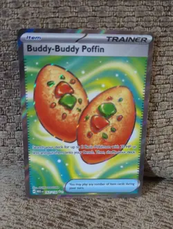 Pokemon TCG Buddy-Buddy Poffin Full Art 167/132 Mega Evolution NM - Image 2