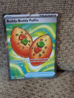 Pokemon TCG Buddy-Buddy Poffin Full Art 167/132 Mega Evolution NM - Image 3