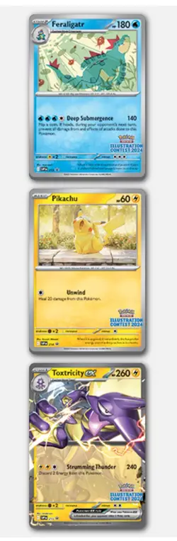 Pokemon TCG - Illustration Contest 2024 - Pokemon Center Promo - SEALED MINT - Image 1