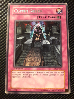 Yu-Gi-Oh! Coffin Seller, PGD-093, Rare, 1. Edition, English, Light Played - Image 1