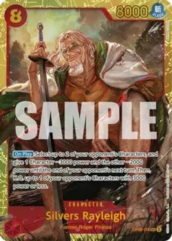 NM-Mint, Japanese One Piece Silvers Rayleigh - OP08-118 - SEC - Foil Two Legends - Image 1