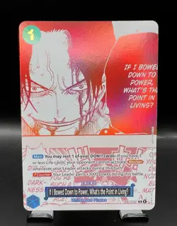 If I Bowed Down to Power, What's the Point in LivingU OP13-057 R One Piece - Image 1