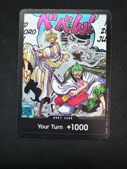 One Piece TCG Zoro & Sanji DON!! OP06 “Wings of the Captain” Shiny NM - Image 1