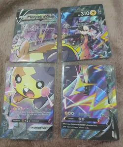 Morpeko V-Union - SWSH287 288 289 290 - SWSH Black Star Promo - Pokemon Card Set - Image 1