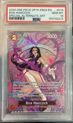 2026 ONE PIECE ADVENTURE ON KAMI'S ISLAND SPECIAL AA #014 BOA HANCOCK PSA 10 - Image 1