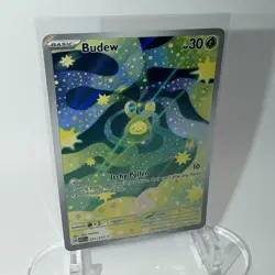 Pokemon Budew Full Art Holo Rare ASC 221/217 Card English 2026 - Image 3
