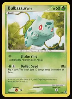 Bulbasaur 77/132 Secret Wonders Kouki Saitou Art Pokemon TCG Card - Image 1