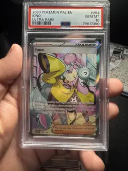 Iono 254/193 Sv02: Paldea Evolved PSA 10 Pokemon TCG Card GEM Mint - Image 1