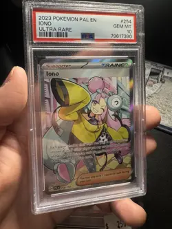 Iono 254/193 Sv02: Paldea Evolved PSA 10 Pokemon TCG Card GEM Mint - Image 2