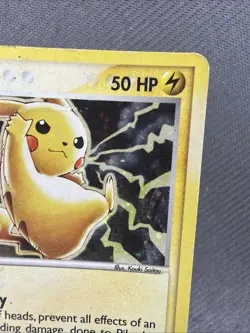 Pokemon Pikachu TCG Black Star Promo 012 E-Reader Holo Card 2003 MP HP. See pic - Image 3