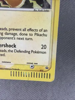 Pokemon Pikachu TCG Black Star Promo 012 E-Reader Holo Card 2003 MP HP. See pic - Image 4