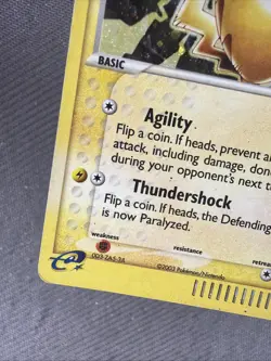 Pokemon Pikachu TCG Black Star Promo 012 E-Reader Holo Card 2003 MP HP. See pic - Image 5