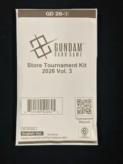 Gundam Card Game Store Tournament Kit Vol. 3 2026 Sealed Bandai - Gold Kit - Image 1