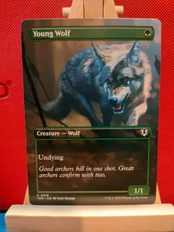 Young Wolf (Borderless) - Innistrad Remastered - Common - NM - MTG - Image 1