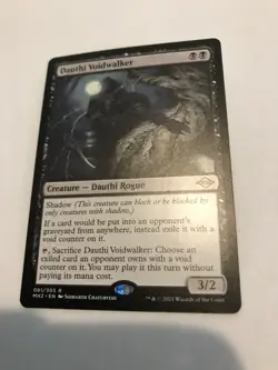 Dauthi Voidwalker : MTG NM Modern Horizons 2 Rare; exile, creature 3/2, Shadow - Image 2