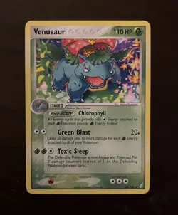 Pokemon Venusaur 28/100 Crystal Guardians Regular Rare 110 HP Stage 2 Eng 2006 - Image 1