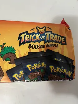 NEW & SEALED 2024 Pokemon 120 Pack, 360 Card Trick or Trade BOOster Bundle RARE! - Image 2