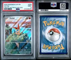 Pokemon Victini 208 SV Black Star Promo PSA 9 - Image 3